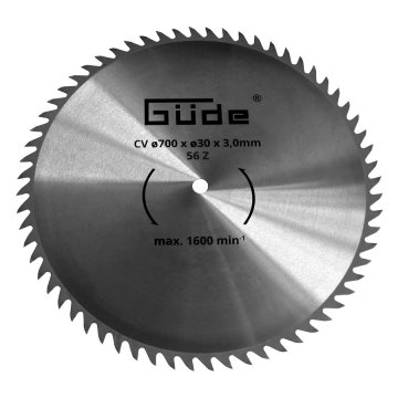 Güde Žagin list CV 700x30x3,0 - 56Z