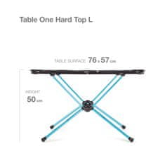 Helinox Kamp miza Table One Hard Top Large Black