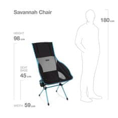 Helinox Kamping stol Savanna Chair Black