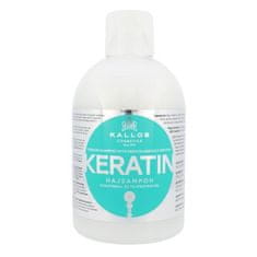 Kallos Keratin 1000 ml obnovitveni šampon za lase s keratinom za ženske