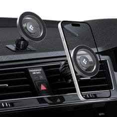 Spigen MFT13 Dashboard & Vent MagSafe avtomobitelsko držalo, srebro