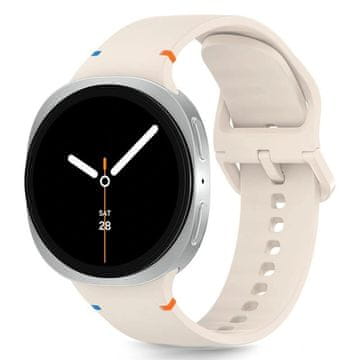 Tech-protect Silicone pašček za Samsung Galaxy Watch 8 / Classic (40 / 44 / 46 mm), starlight