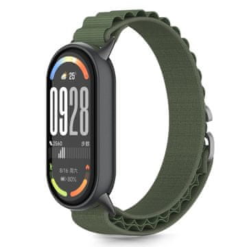 Tech-protect Nylon Pro pašček za Xiaomi Smart Band 8 / 9 / 10, army green