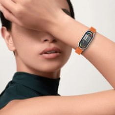 Tech-protect Nylon Stripe pašček za Xiaomi Smart Band 8 / 9 / 10, black/orange