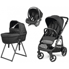 Peg Perego Veloce Belvedere Lounge 3v1 voziček, True Black