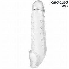 addicted toys PODALJŠEK ZA PENIS Addicted Toys Transparent 23 cm