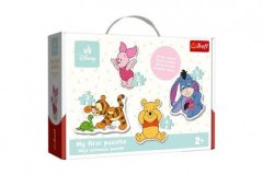 Trefl Otroška sestavljanka Disney: Medvedek Puf 4v1 (2, 3, 4, 5 kosov)