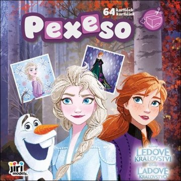 Jiri Models Pexeso v beležnici FROZEN - Ledeno kraljestvo