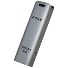 PNY 64GB Elite Steel USB 3.1 ključek