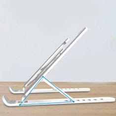Smania Zložljivo stojalo za prenosnik LappyBase - Črno | Nastavljiv nosilec za računalnik | Ergonomski nosilec za prenosnik