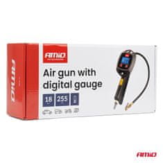 AMIO Merilnik tlaka v pnevmatikah z digitalnim manometrom 18 barov