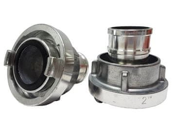 MAR-POL Hitre spojke za gasilske cevi, 2 kosa, 52 mm (2"), podaljšane, polirane M853151