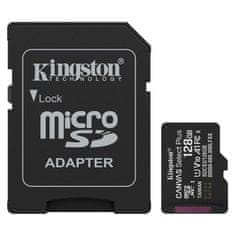 Kingston Canvas Select Plus microSD 128GB Class10 UHS-I adapter (SDCS3/128GB) spominska kartica