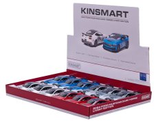 Kinsmart Ford Mustang Dark Horse Livery 12,5 cm 1:38 kovinski reverz - mešanica barv (rdeča, modra, bela, siva)