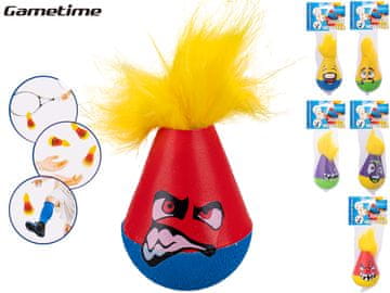 Gametime žogica za žongliranje 12 cm pošast z lasmi