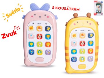 14 cm telefon na baterije s svetlobo in zvokom