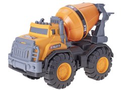 Mešalnik za gradnjo avtomobilov 33 cm, prosti tek - mešanica barv (oranžna, turkizna)