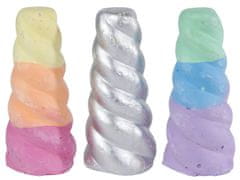 Unicorn Enorožec krede obarvane 8 cm 3 kosi