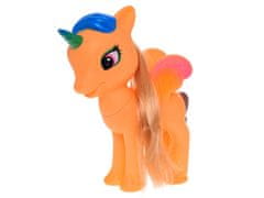 Unicorn Enorožec 20 cm - mešanica barv (modra, bela, rumena, oranžna, svetlo roza, temno roza)
