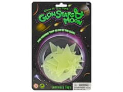 Space Xplorers svetleče se zvezde v temi 4-12 cm 15 kosov