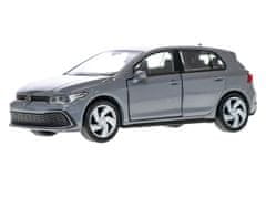 Welly VW Golf 8 GTI 11,5 cm 1:38 kovinski reverz - mešanica barv (bela, rdeča, siva)