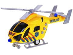 Helikoptersko reševalno vozilo 20 cm na vztrajniku s svetlobo in zvokom