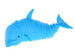 Kobilica z delfinom 17 cm - mešanica barv (žitna, modra)