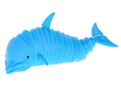 Kobilica z delfinom 17 cm - mešanica barv (žitna, modra)