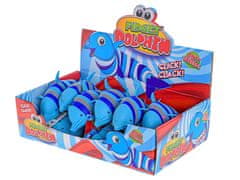 Kobilica z delfinom 17 cm - mešanica barv (žitna, modra)