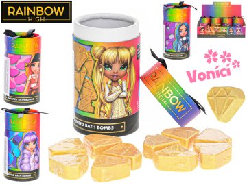 Rainbow High dišeče bombice za kopel 10 kosov v tubi