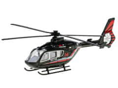 Helikopter 21 cm kovinski 1:72 - mešanica barv (rumena, rdeča, črna)
