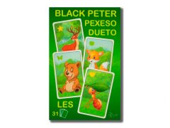 Rappa Črni Peter/Pexeso/Dueto gozd 3 v1 7x10,5x1,5 cm 31 kosov