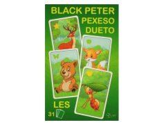 Rappa Črni Peter/Pexeso/Dueto gozd 3 v1 7x10,5x1,5 cm 31 kosov