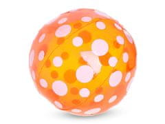 Napihljiva žoga 50 cm s pikami - mešanica barv (rdeča, oranžna)