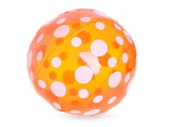 Napihljiva žoga 50 cm s pikami - mešanica barv (rdeča, oranžna)
