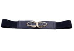 Camerazar Eleganten Ženski Elastični Pas, Zlata Sponka, Sintetični Material, 65-95x4 cm