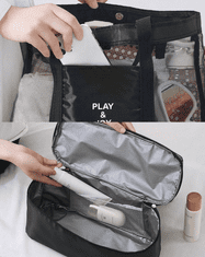 Camerazar LUNCH BOX plažna termovka čez ramo dvojna črna