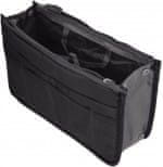 Camerazar Organizator za torbico Bag in Bag, barven, nylon/mrežasti material, 27,5x17,9x8 cm