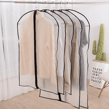 Camerazar Vodoodporen prozoren organizator za garderobo 60 x 80 cm