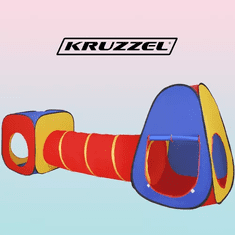 Kruzzel Otroška šotor 3v1 23871