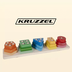 Kruzzel Razvrščevalec - leseni sestavljanki 22492