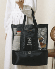 Camerazar LUNCH BOX plažna termovka čez ramo dvojna črna