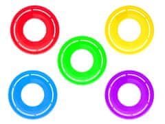 Metalni disk 29 cm - mešanica barv (rdeča, modra, zelena, vijolična, rumena)