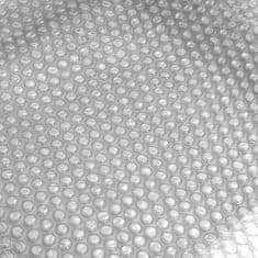 Vidaxl Plavajoča PE solarna folija za bazen 381 cm siva