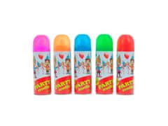 Wiky Party rezanci 250 ml v spreju - mešanica barv (vijolična, oranžna, modra, zelena, rdeča)