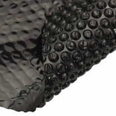 Vidaxl Pokrivalo za bazen črno 549 cm PE