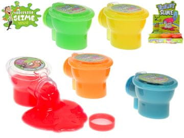 Profesor Slime WC s sluzjo 10 cm - mešanica barv (modra, rdeča, rumena, zelena, roza, oranžna)