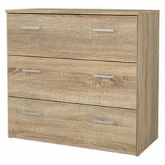 KONDELA Komoda Garbo 3 - sonoma hrast