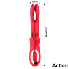Action VIBRATOR RABBIT Action Bilma Red