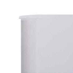 Vidaxl 5-panelni vetrobran tkanina 600x160 cm peščeno bel